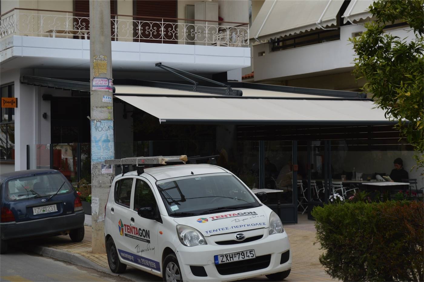 Περγκοτέντα και τέντα στην καφετέρια Jardin στην Παλλήνη | Tentagon